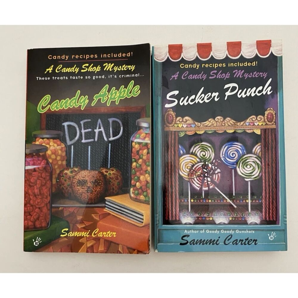 Candy Apple Dead & Sucker Punch -Lot Of 2 Books-Sammi Carter- Paperback